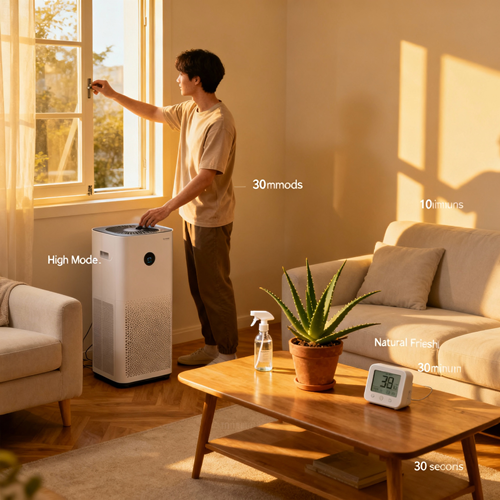 하루 10분으로 바꾸는 실내 공기 질 회복 루틴